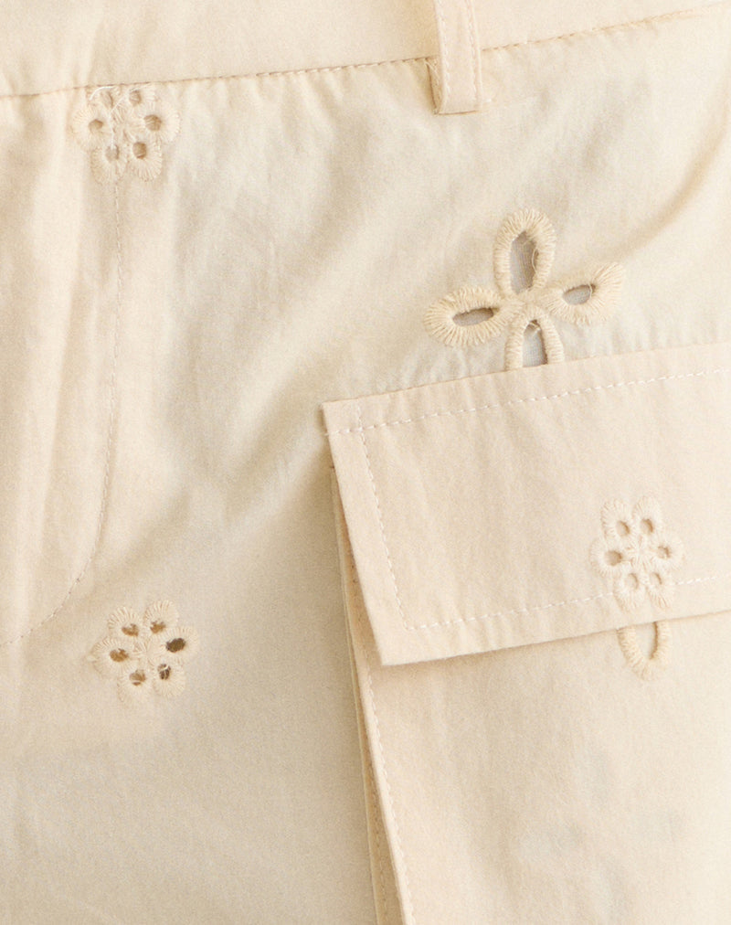 Image of Finia Short in Broderie Vanilla