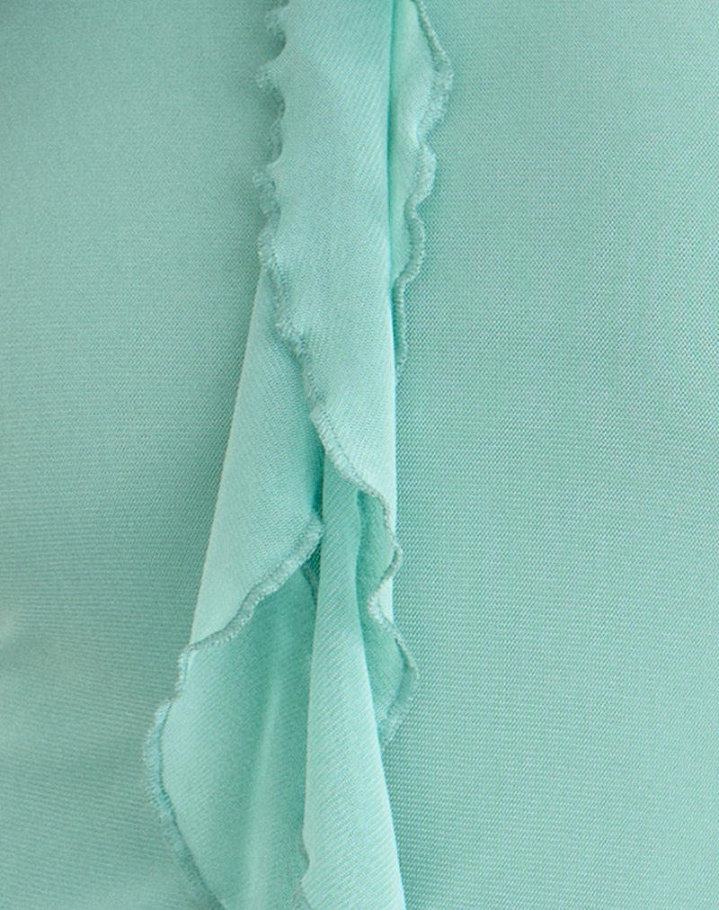 Image of Aliraga Top in Mesh Aqua