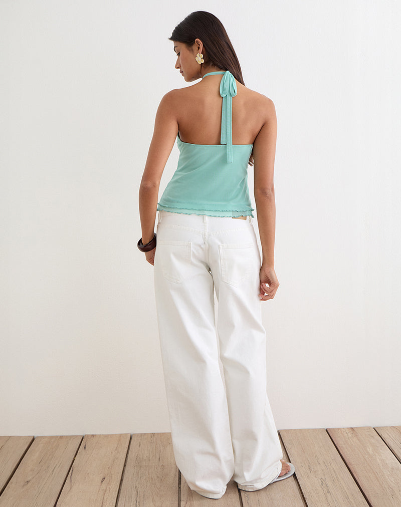 Image of Aliraga Top in Mesh Aqua