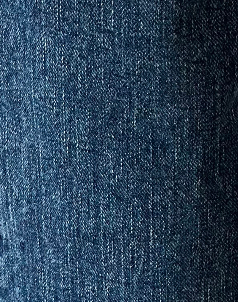 Image of Low Rise Bootcut Jeans in Ocean Blue
