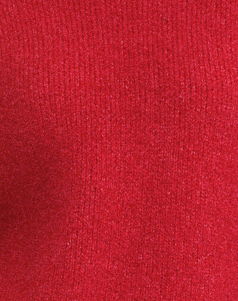 Image of Amato Oversized Jumper in Red