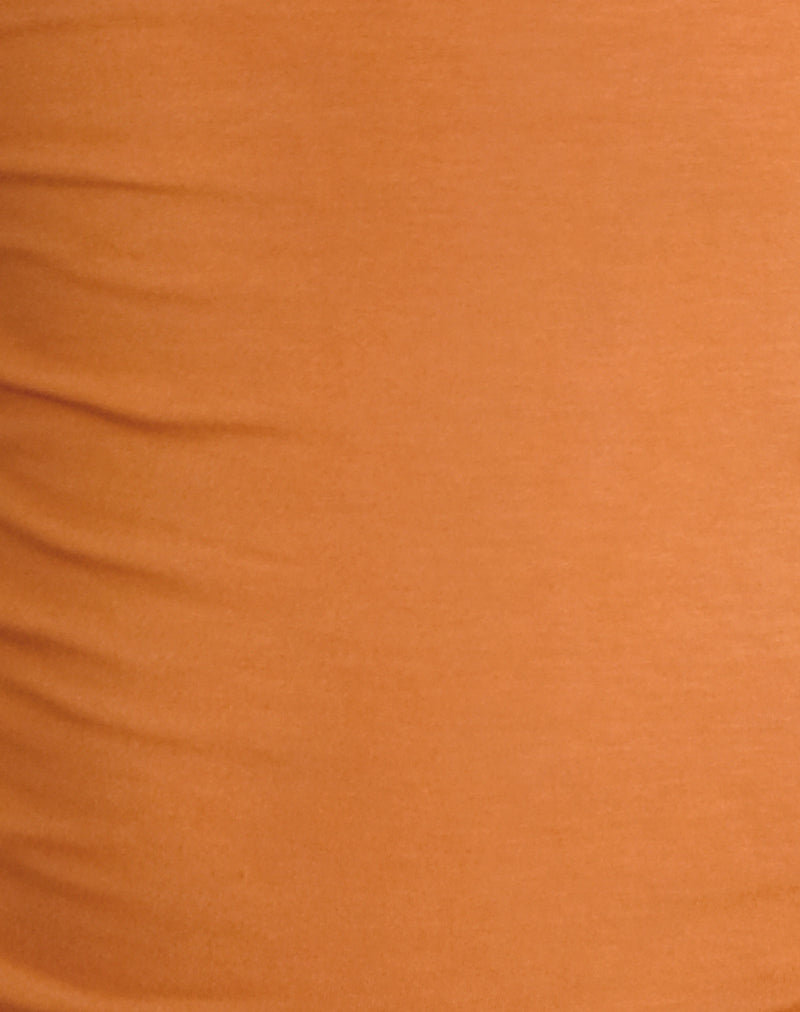 Image of Arimbi Bandeau Top in Sunset Orange