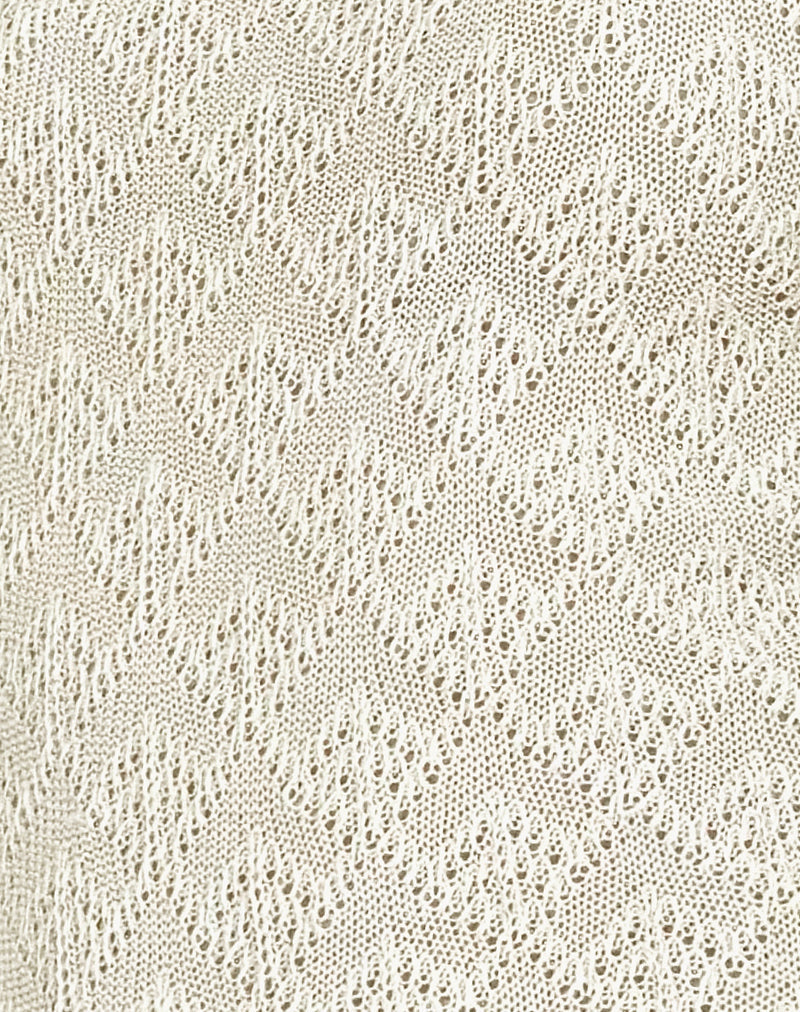 Image of Ashtin Midi Dress in Pointelle Ivory