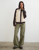 Image of Asrar Jumper in Knit Cream and Brown