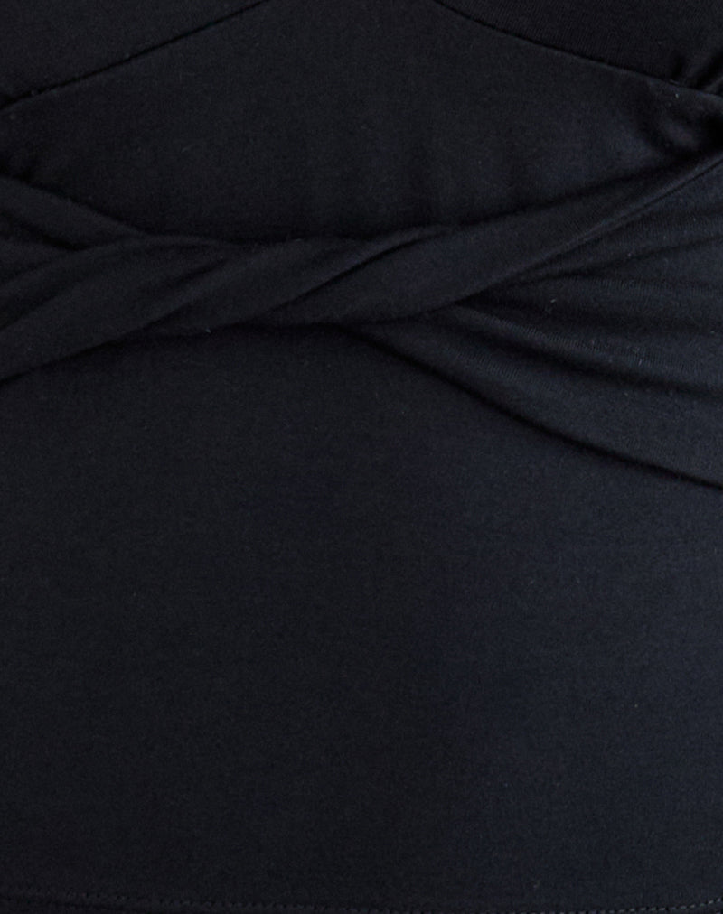 Image of August Tank Top in Rayon Jersey Black