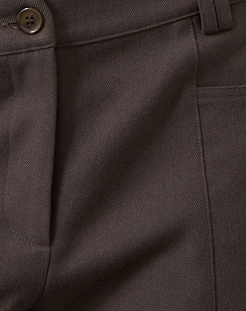 Image of Avina Trouser in Tailoring Dark Olive