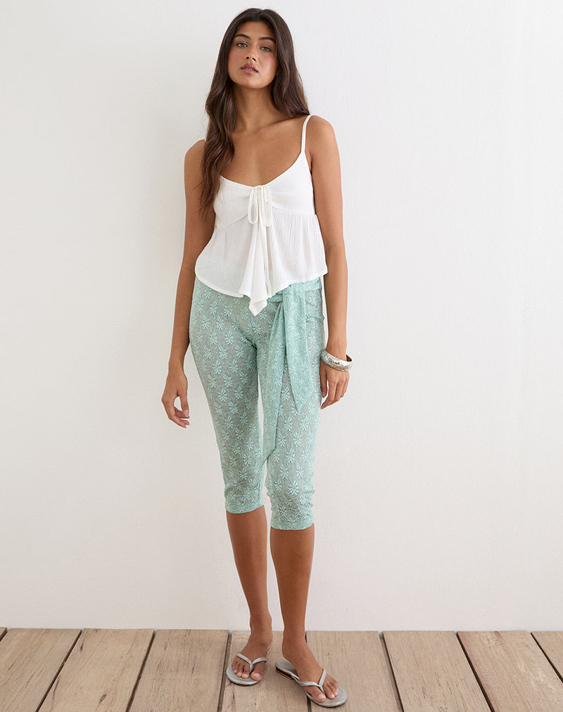 Image of Awilix Top in Crinkle Off White