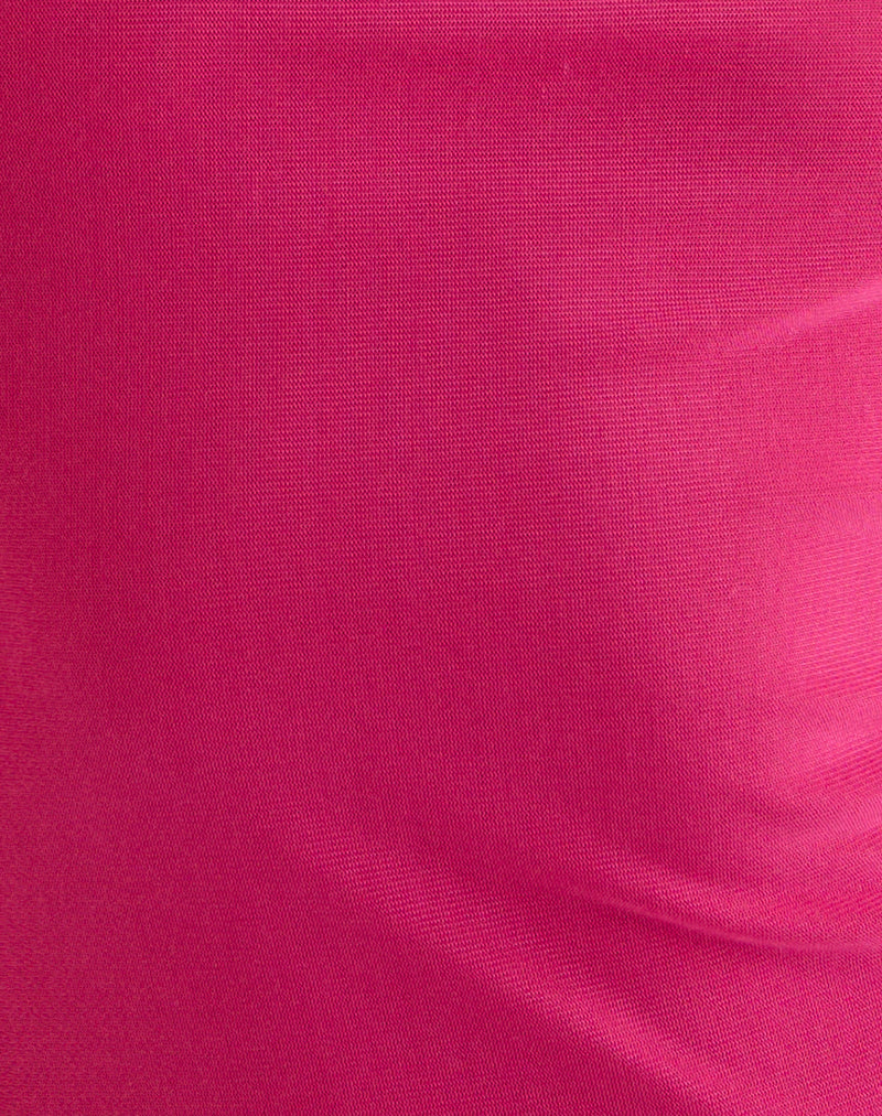 Image of Barlyn Cami Top in Mesh Pink