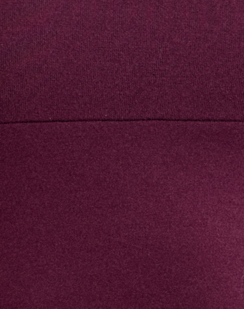 Image of Belica Mini Dress in Deep Purple