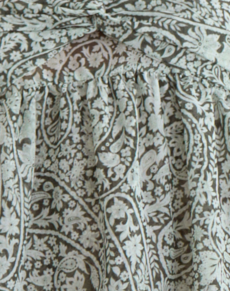 Image of Belira Bandeau Top in Bloom Paisley Pale Blue