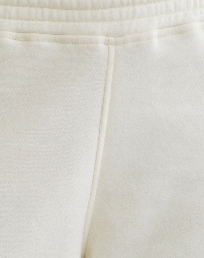 Image of Cille Loose Jogger in Fleece Winter White