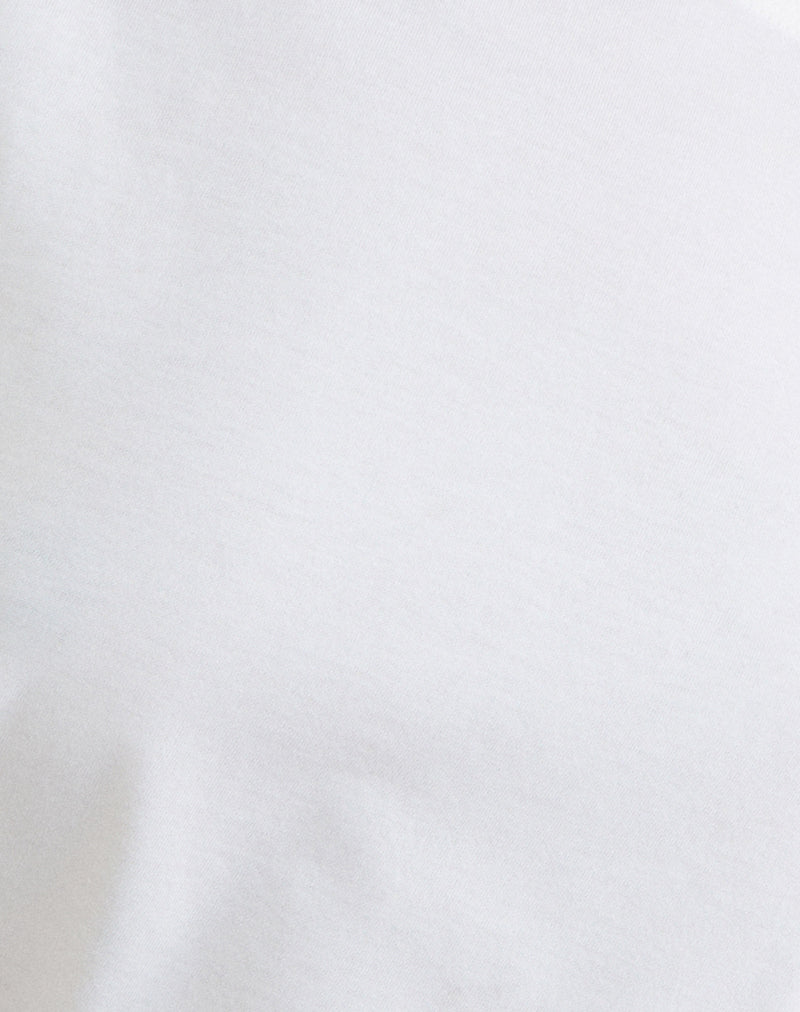 Image of Bizzy Top with Studded Neckline in Off White