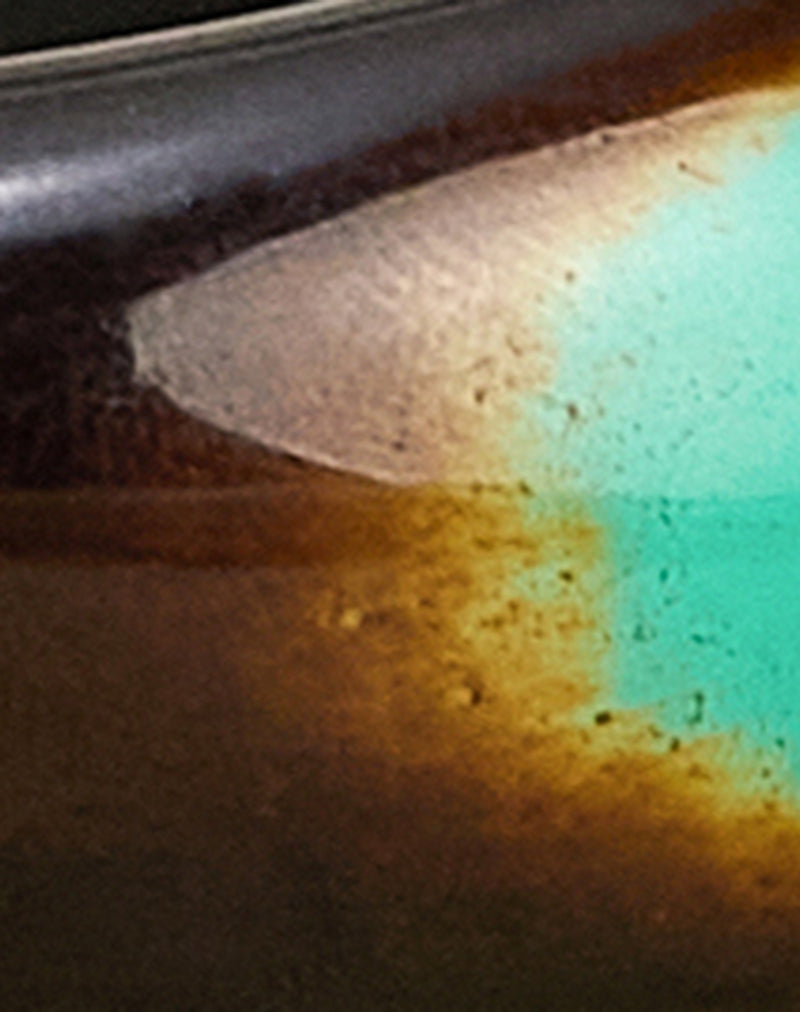 Image of Black and Turquoise Wooden Bangle