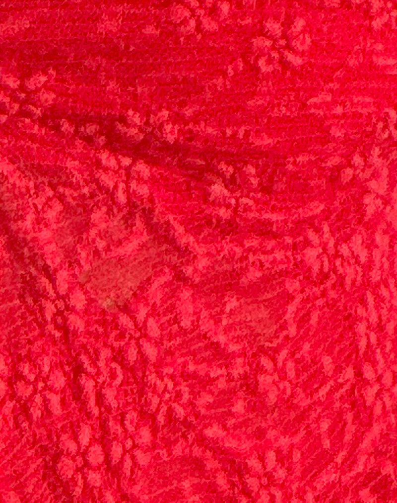 Image of Briony Top in Lace Red