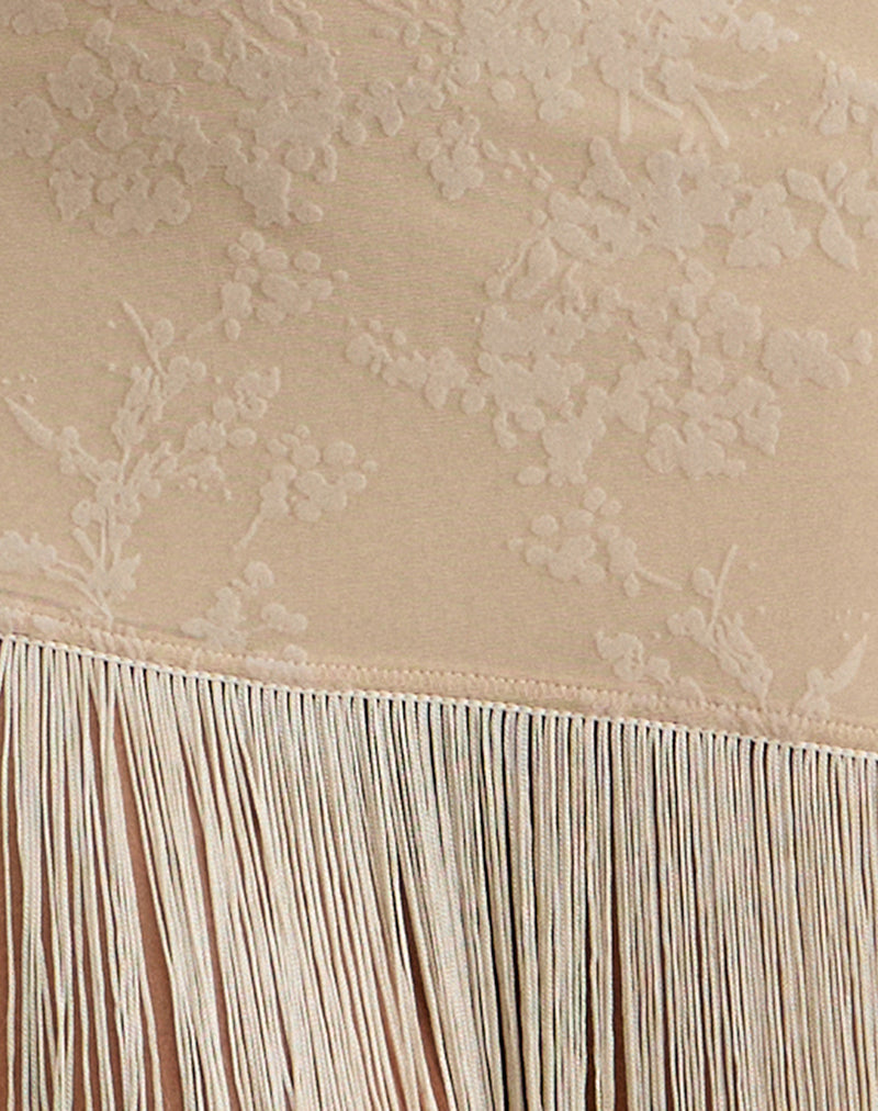 Image of Bukata Mini Dress in Moss Petal Coconut Milk
