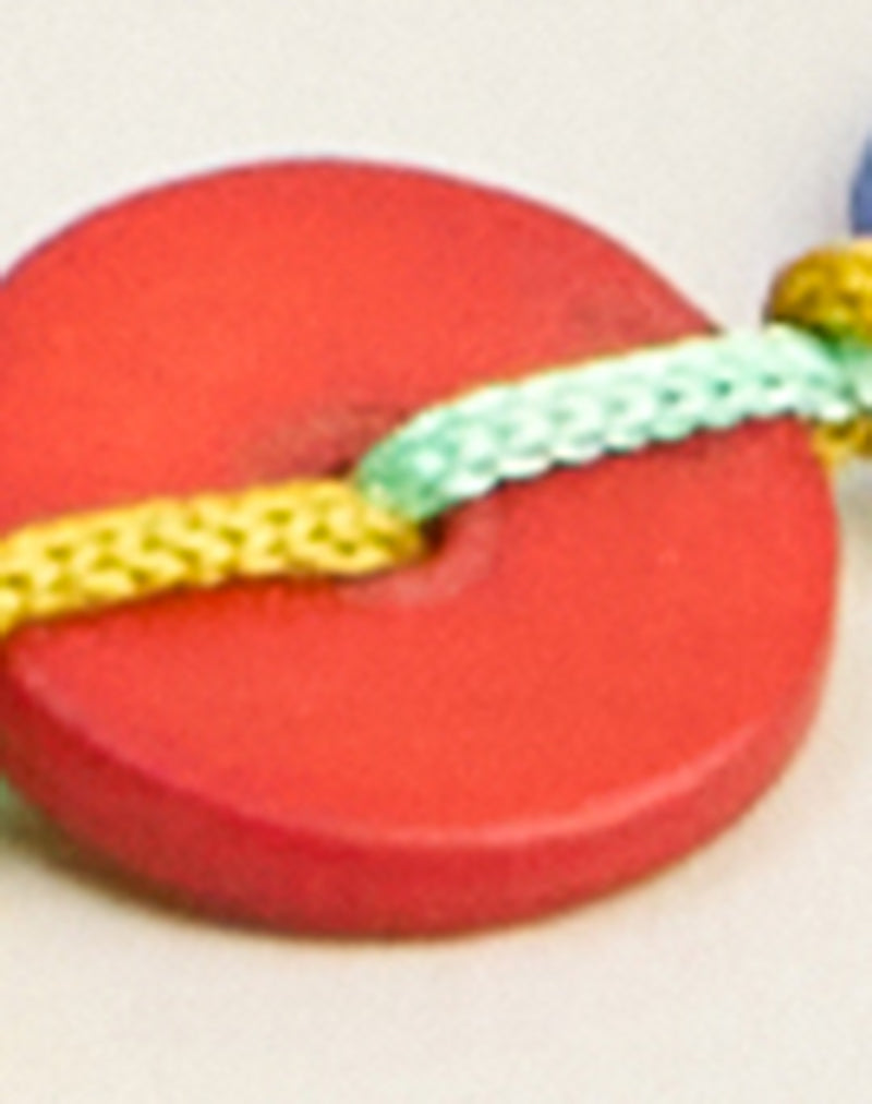 Image of Button Belt in Multicolour