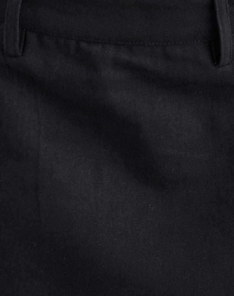 Image of Carlin Mini Skirt in Twill Black