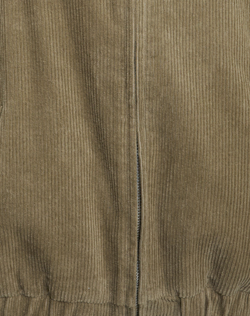 Image of Cavita Jacket in Cord Artichoke Green