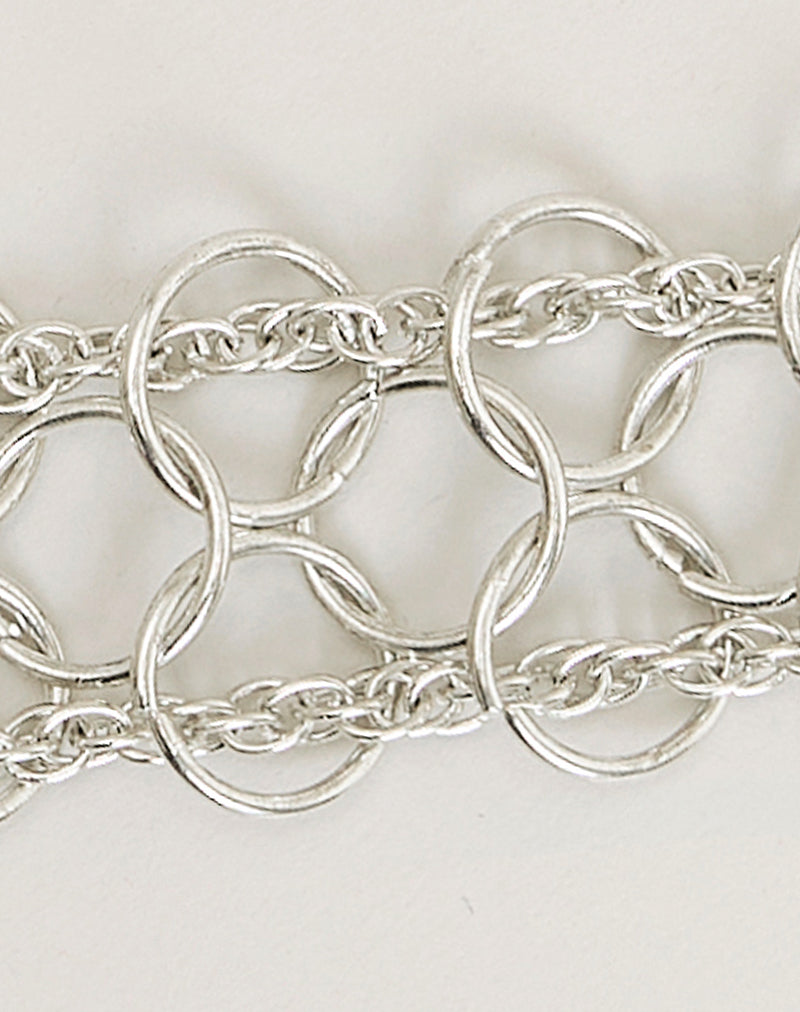 Image of Chainmail Metal Belt in Plated Silver