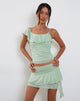 Image of Chira Top in Shadow Floral Sage