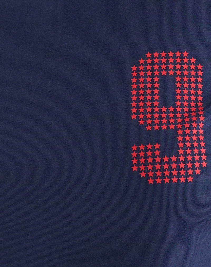 Image of Cima Tee in Nine Stellar Navy
