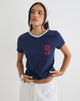 Image of Cima Tee in Nine Stellar Navy