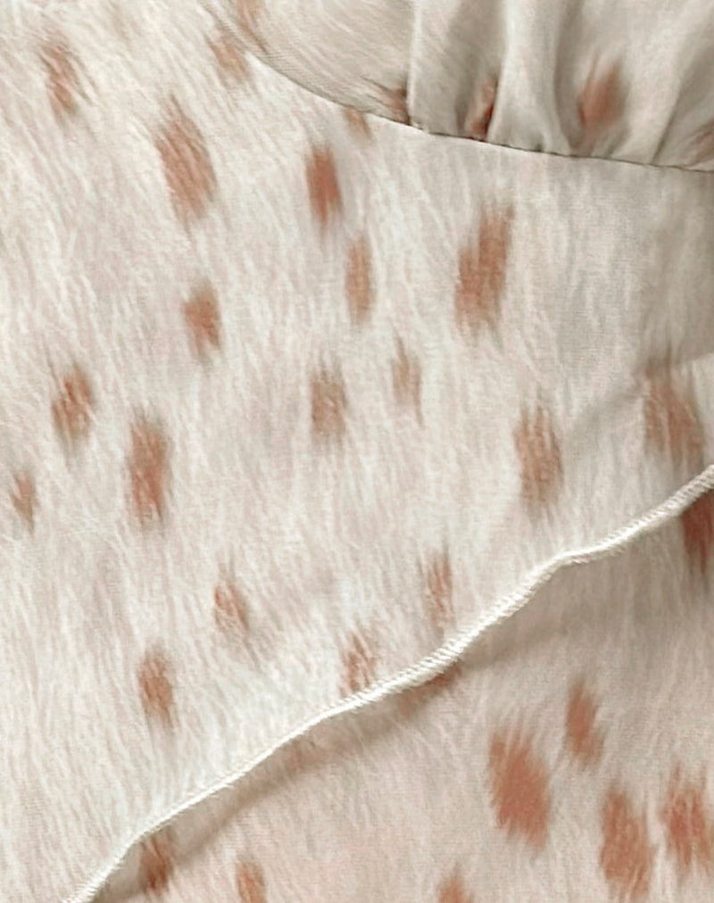Image of Cojira Top With Scarf in Bambi Ivory