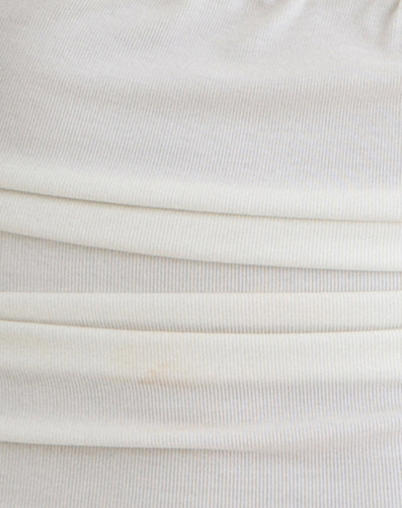 Image of Cosimo Halterneck Top in Cream Eco Lyocell