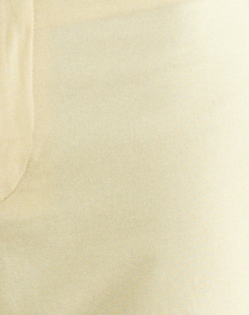 Image of Curisa Trouser with Side Tie in Lemon