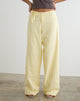 Image of Curisa Trouser with Side Tie in Lemon