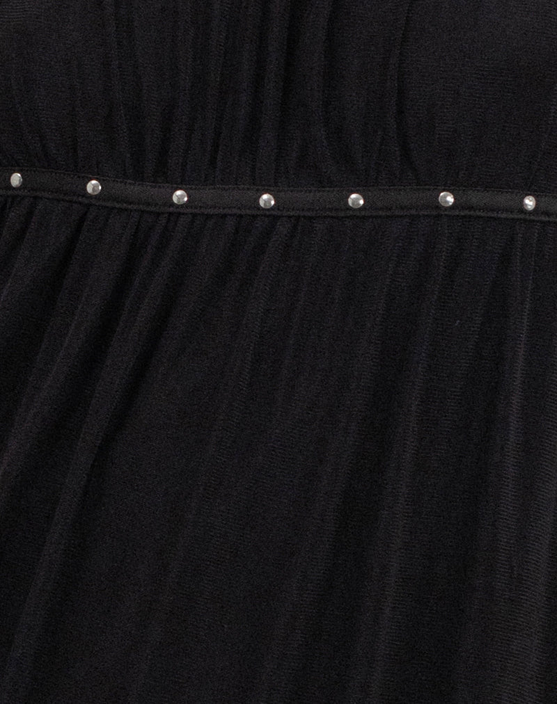 Image of Damiera Mini Dress in Black