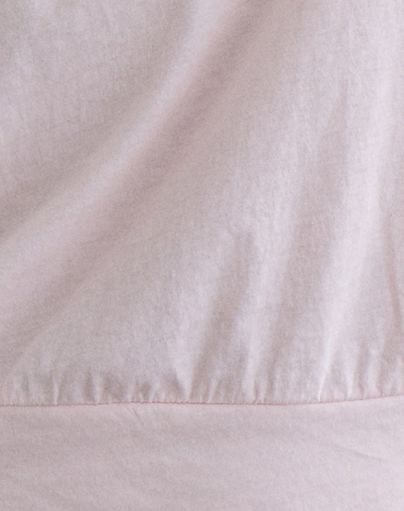 Image of Daral Long Sleeve Top in Jersey Light Pink