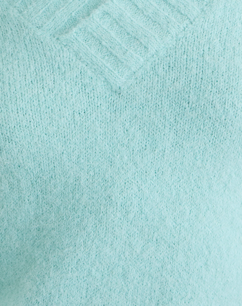 Image of Dinesa Jumper in Knit Blue Tint
