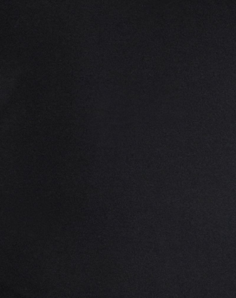 Image of Diya Long Sleeve Twist Back Top in Cupro Black