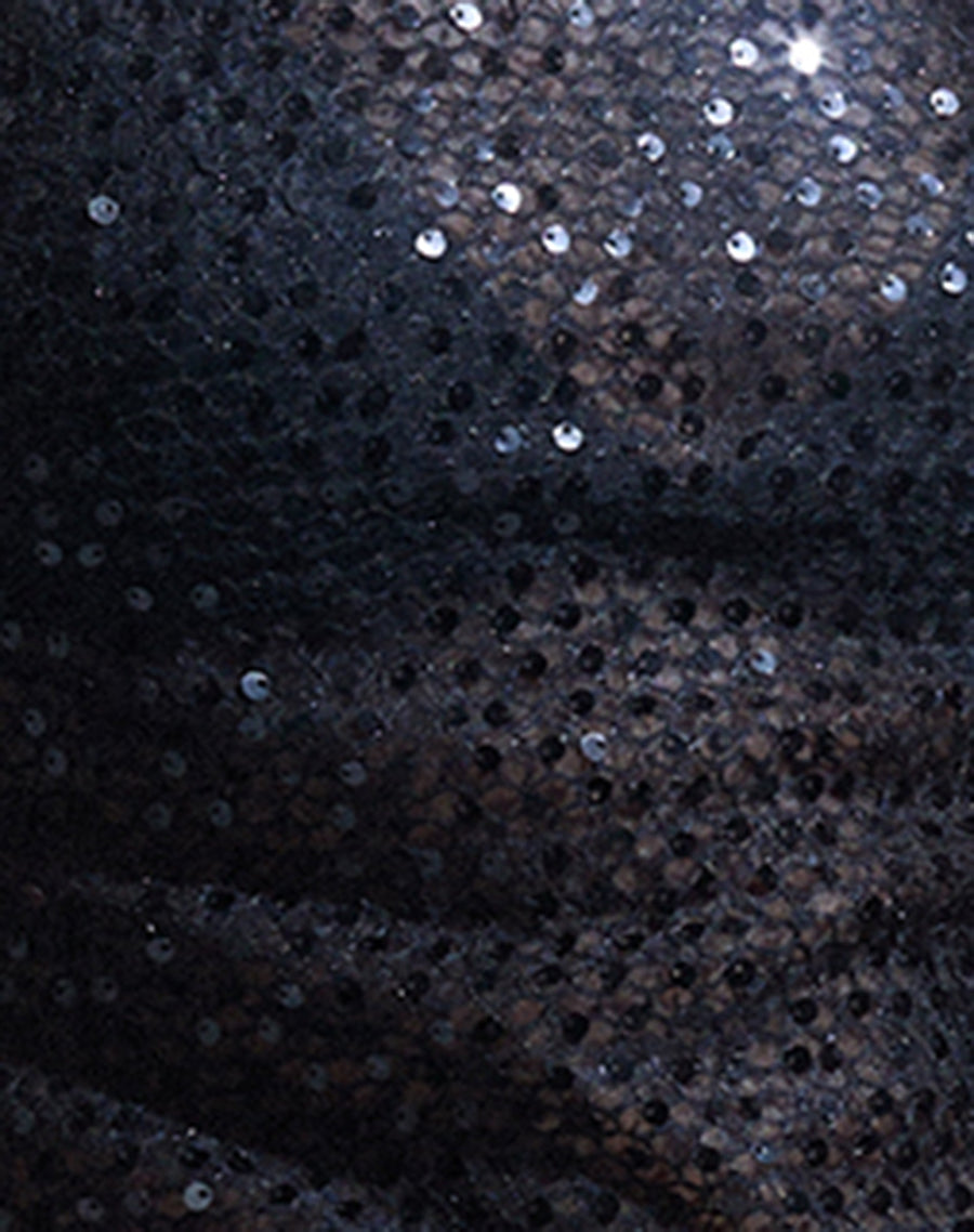 Image of Dudley Vest Top in Sequin Knit Black
