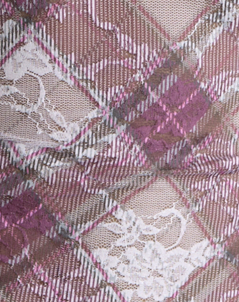 Image of Eireen Top in Country Check Multi
