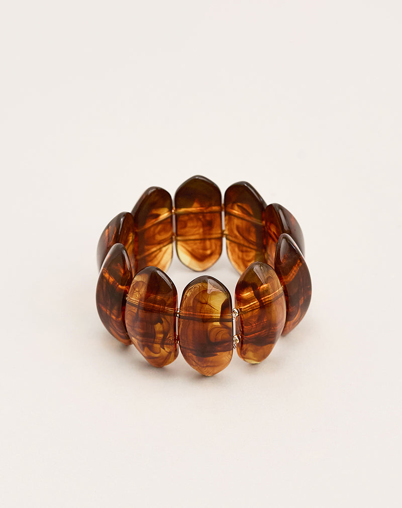 Image of Elas Acrylic Brown Bangle