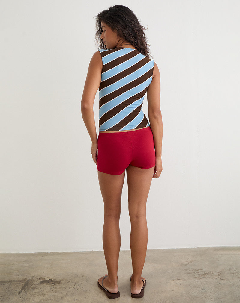 Image of Eunia Short in Adrenaline Red