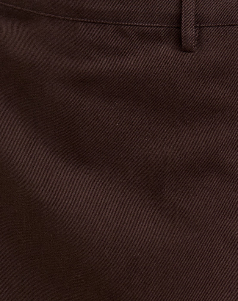 Image of Carlin Mini Skirt in Brown