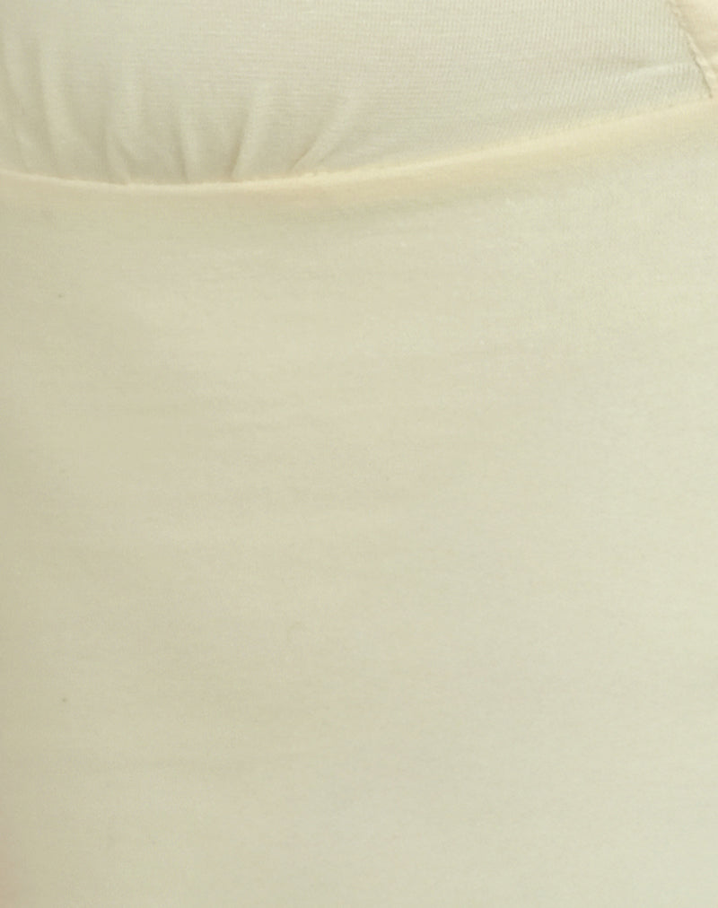 Image of Emberly Plunge Top in Lemon