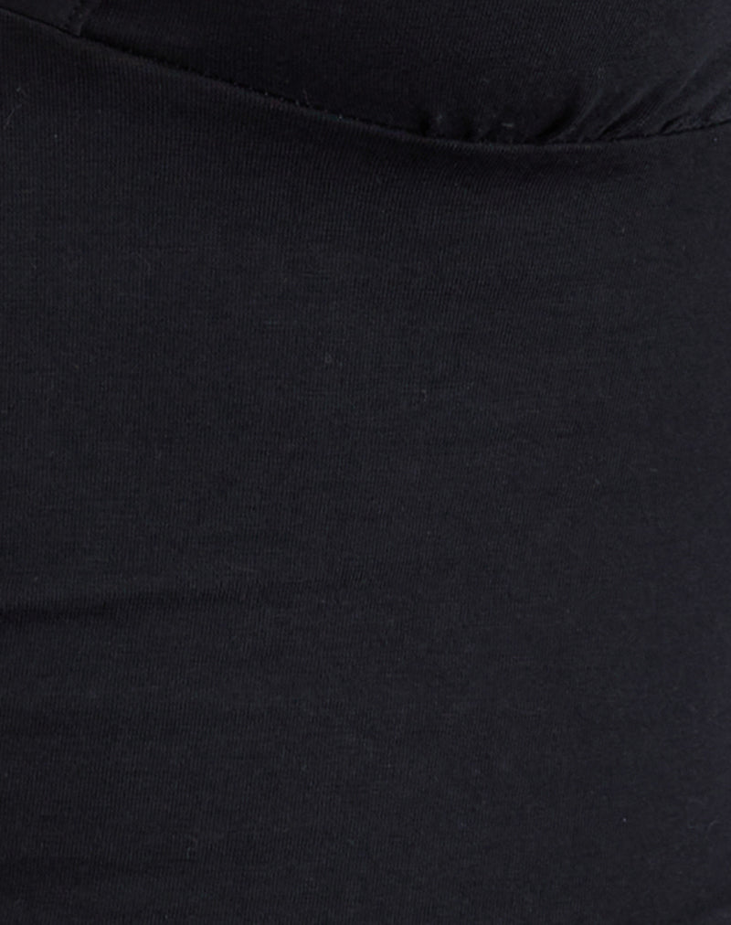 Image of Emesy Long Sleeve Top in Black