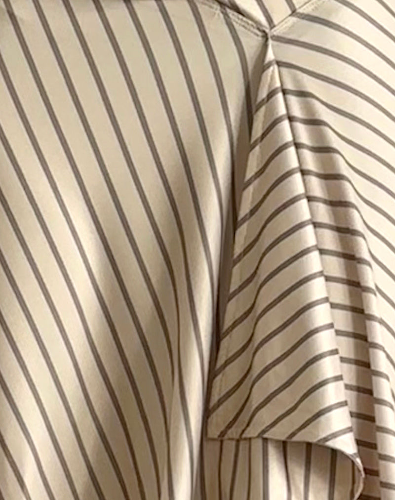 Image of Esmeray Midi Skirt in Yellow Diagonal Stripe