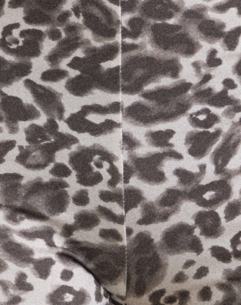 Image of Eunia Micro Short in Blurry Leopard