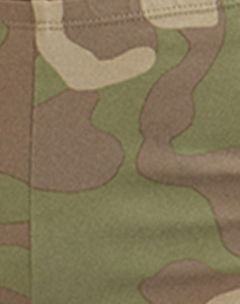 Image of Eunia Micro Short in Blurry Camo Khaki