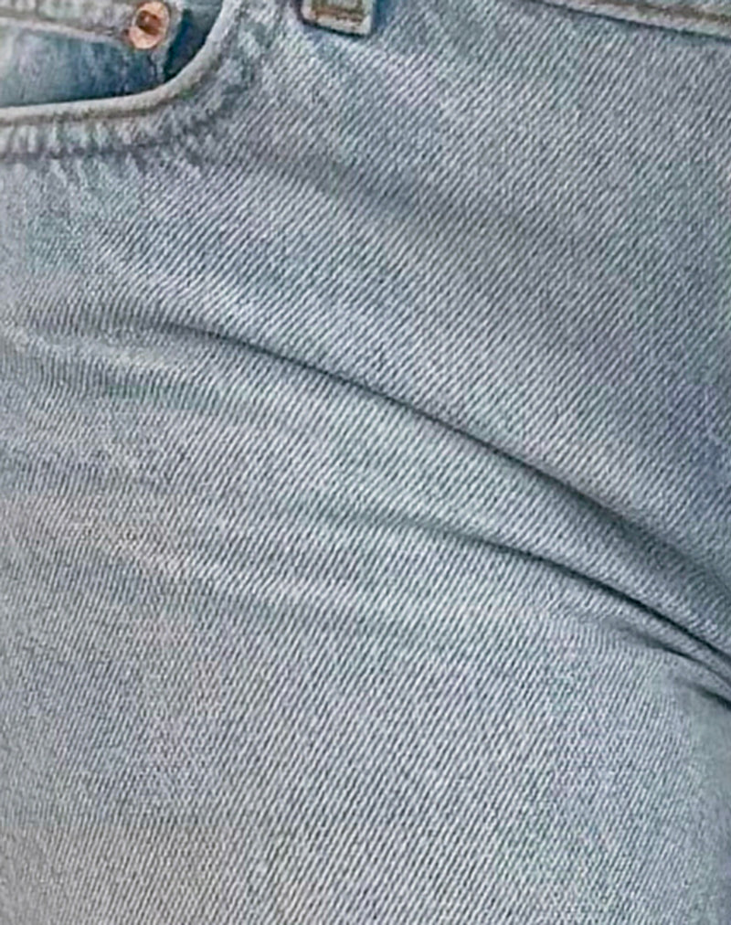 Image of Extra Low Rise Flare in Breeze Blue Wash