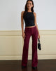 Image of Falita Trouser in Tailoring Burgundy