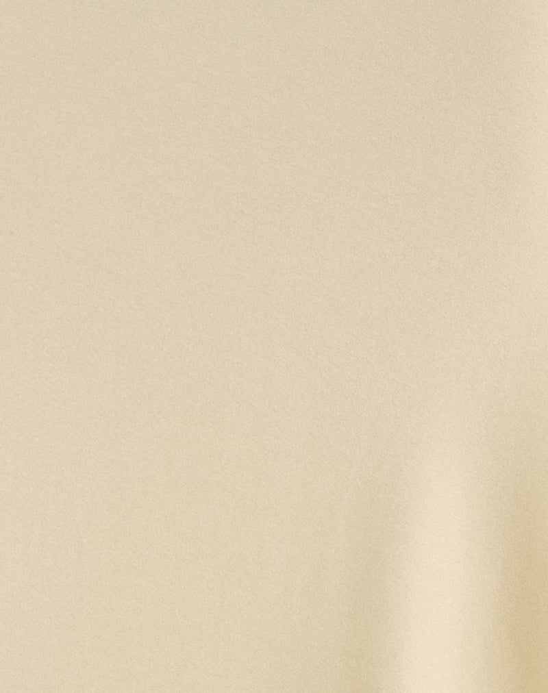 Image of Phemia Maxi Skirt with Beads in Jersey Lemon