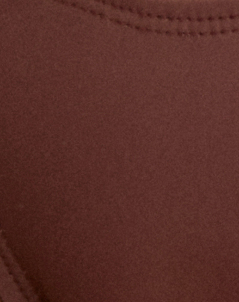 Image of Farida Bikini Bottom in Brown