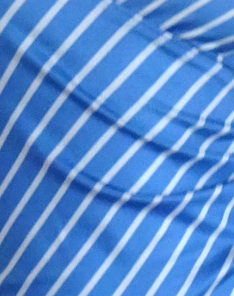 Image of Fayez Slinky Top in Blue Diagonal Stripe