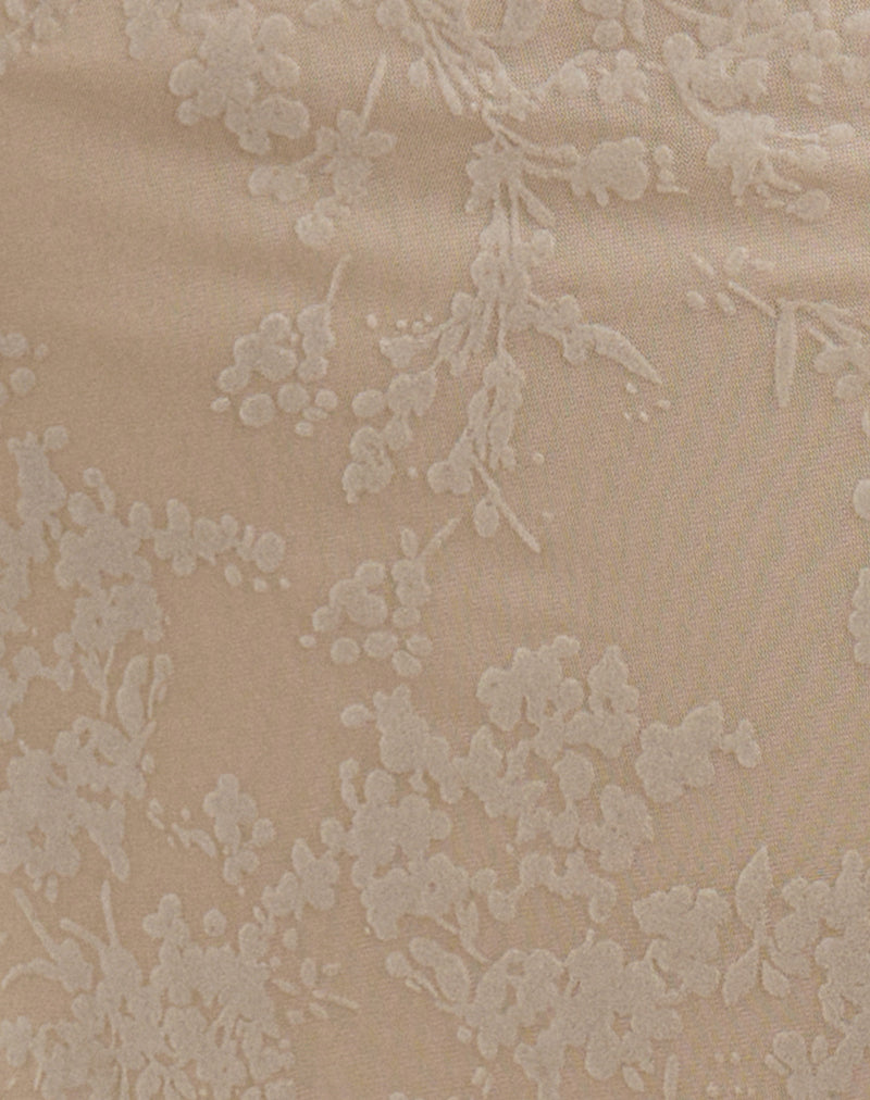 Image of Franda Maxi Skirt in Moss Petal Coconut Milk